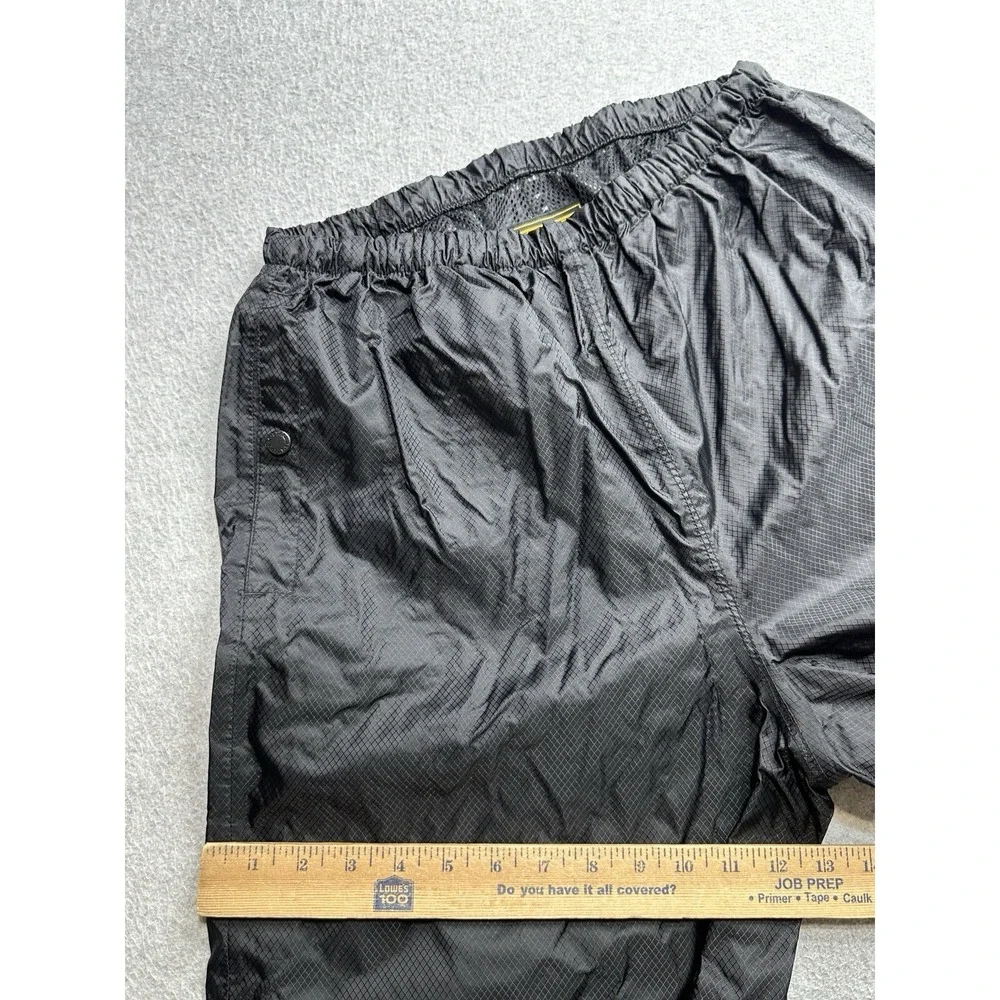 Stearns Dry Wear Pants Adult Medium Black Windbreaker Straight Joggers Mens